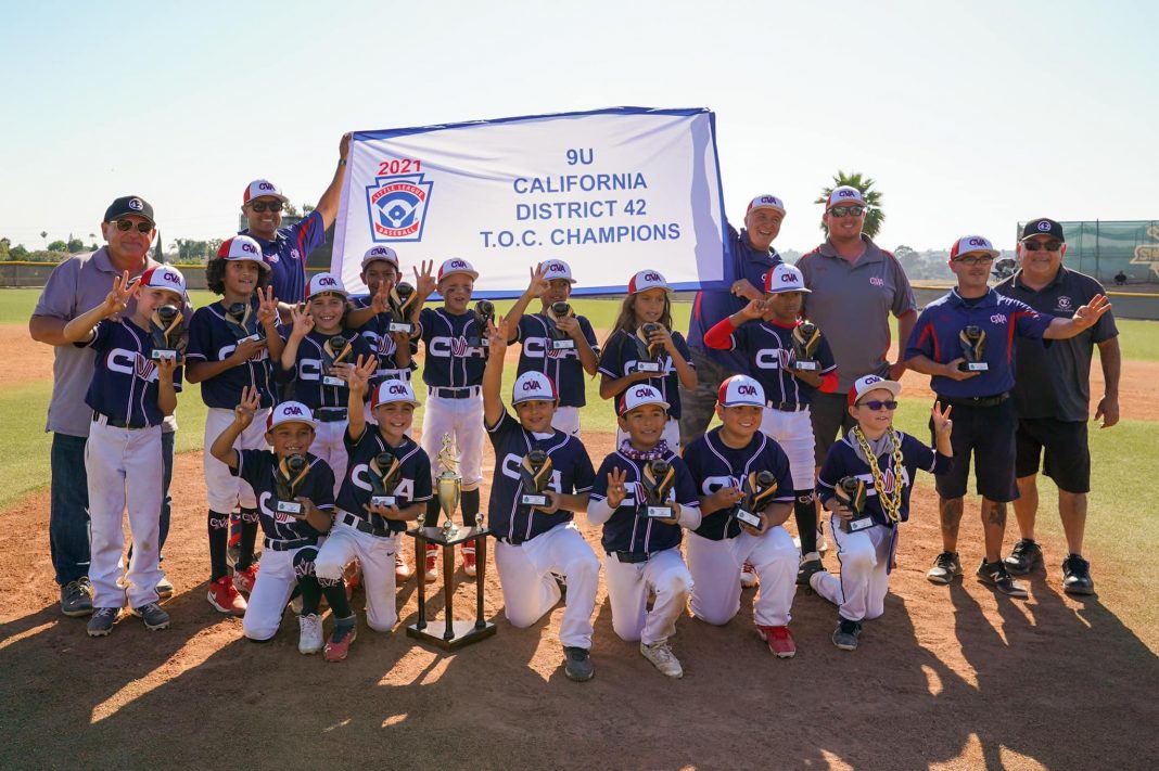 California District 42 Little League crowns its 2021 Tournament of