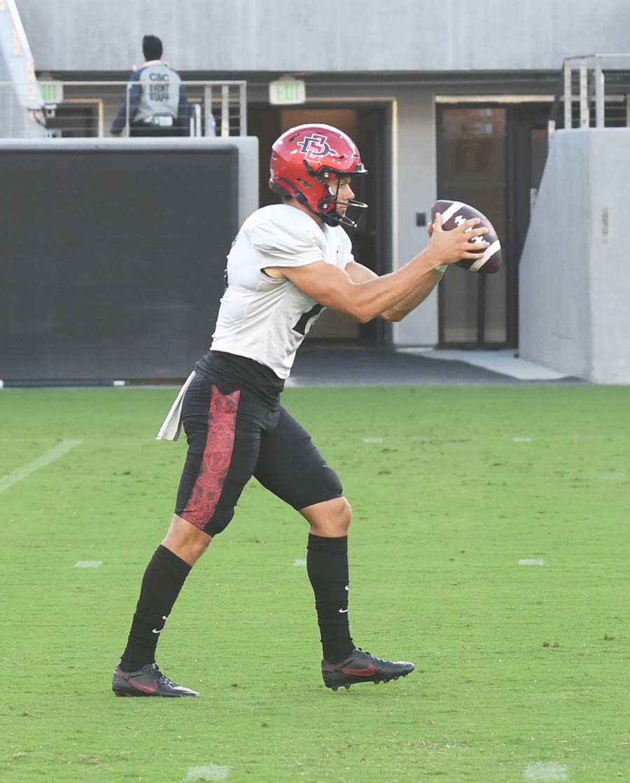 Well, well, well — Aztecs offense shows some life in Snapdragon scrimmage -  The San Diego Union-Tribune