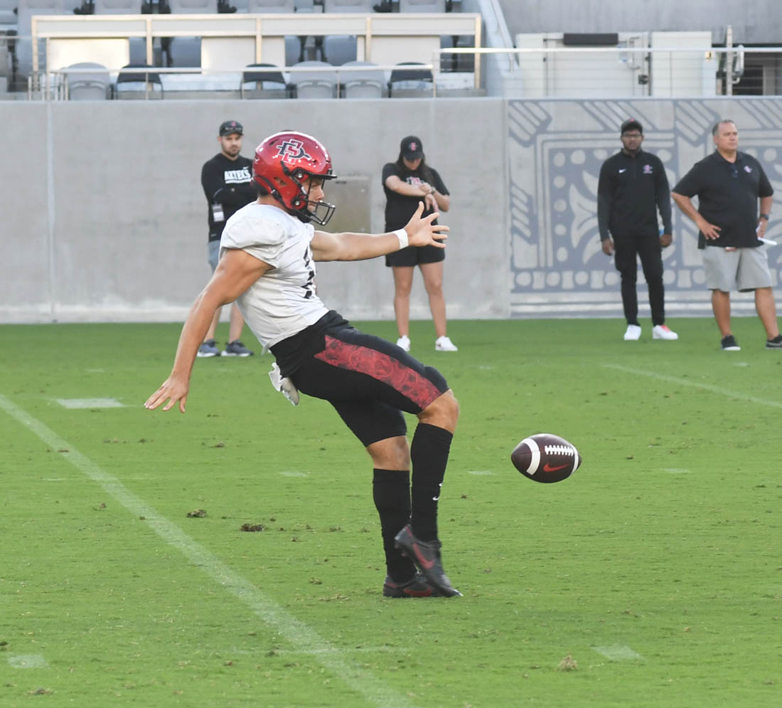 Well, well, well — Aztecs offense shows some life in Snapdragon scrimmage -  The San Diego Union-Tribune