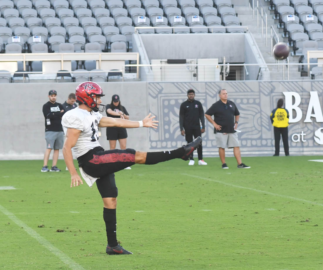 Well, well, well — Aztecs offense shows some life in Snapdragon scrimmage -  The San Diego Union-Tribune